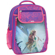 Рюкзак школьный Отличник 20 л. фиолетовый Фея