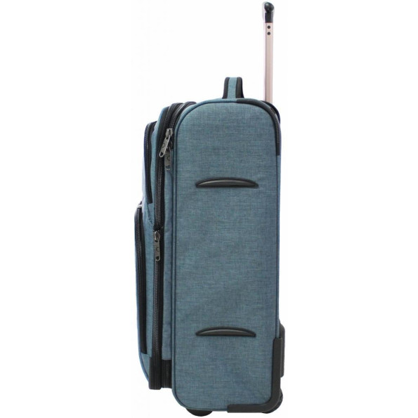 Валіза Леон середня 51 л. сіра -
                                                        Фото 3