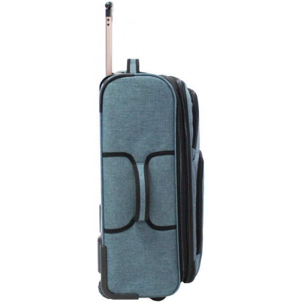 Валіза Леон середня 51 л. сіра -
                                                        Фото 2