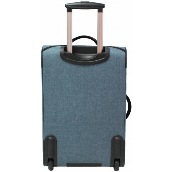 Валіза Леон середня 51 л. сіра -
                                                        Фото 4