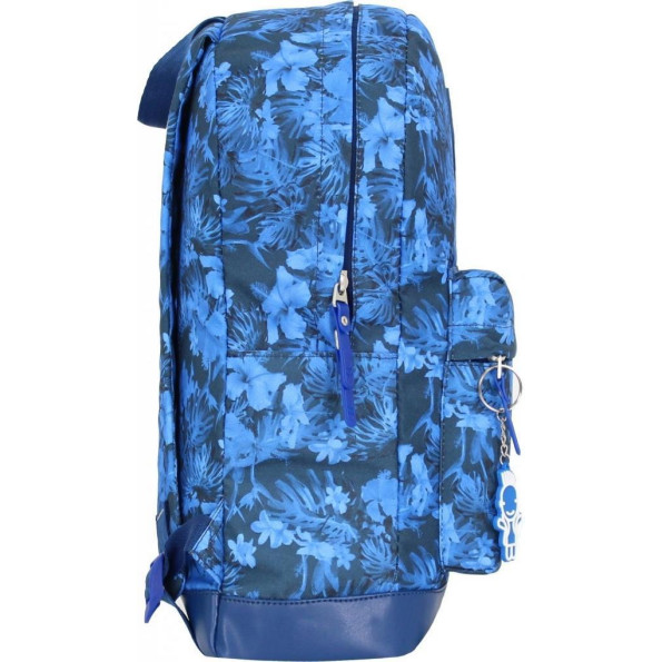 Рюкзак Молодежный 17 л. сублимация Цветы голубые -
                                                        Фото 2