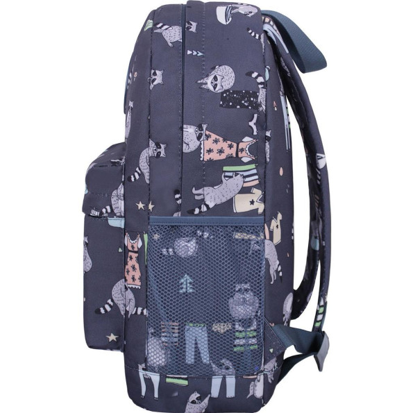 Рюкзак Молодежный (дизайн) 17 л. сублимация Енот-полоскун -
                                                        Фото 3