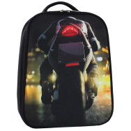 Рюкзак черный 17 л с ортопедической спинкой