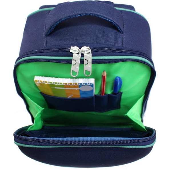 Рюкзак школьный 17 л черный с ортопедической спинкой -
                                                        Фото 4