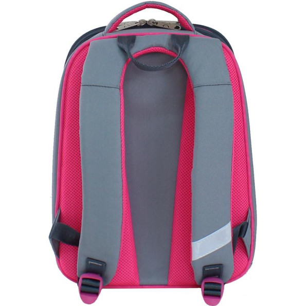 Рюкзак школьный 17 л серый с ортопедической спинкой -
                                                        Фото 3