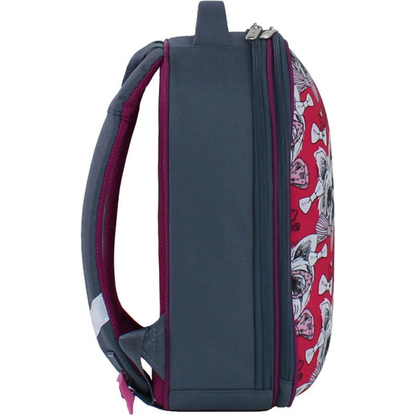 Рюкзак школьный серый с ортопедической спинкой на 17 л -
                                                        Фото 2