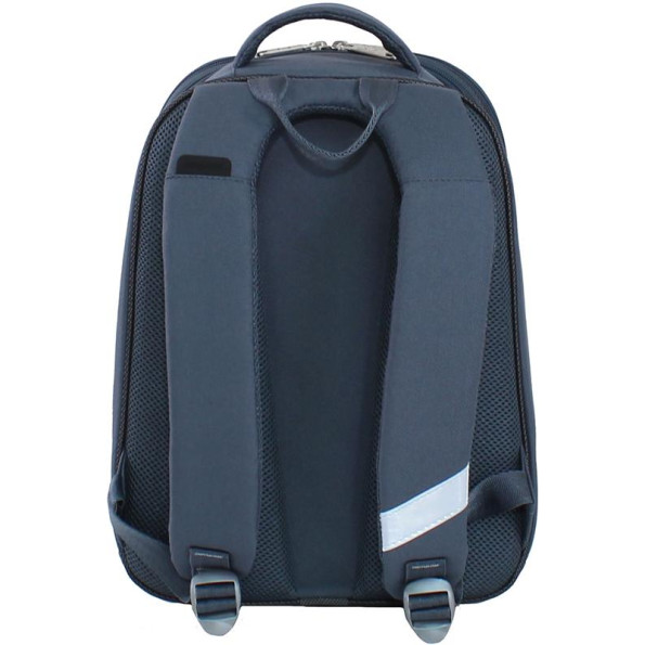 Рюкзак школьный на 17 л серый с ортопедической спинкой -
                                                        Фото 3