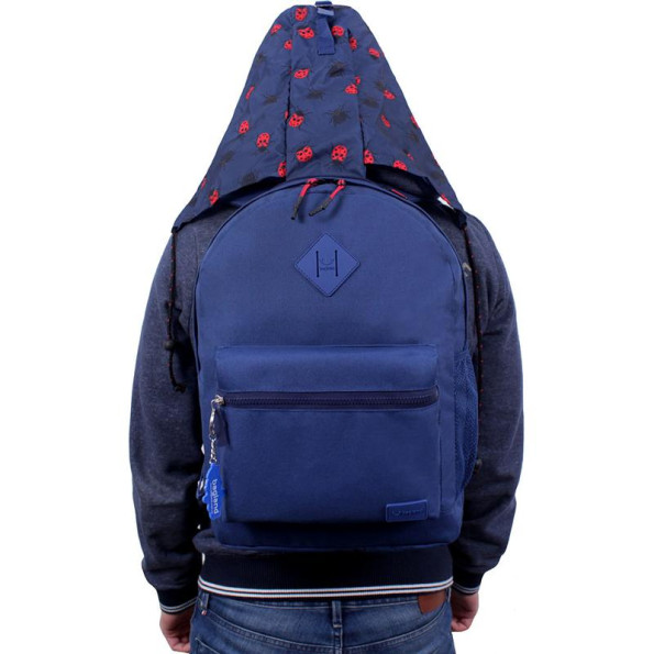 Рюкзак городской синий 17 л унисекс -
                                                        Фото 3