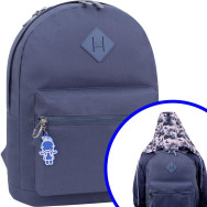 Рюкзак городской серый 17 л унисекс