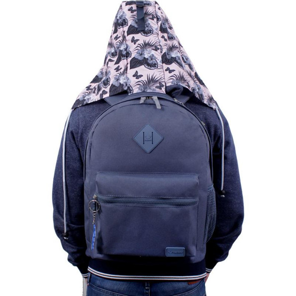 Рюкзак городской серый 17 л унисекс -
                                                        Фото 3