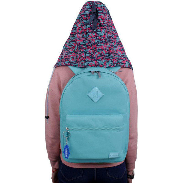 Рюкзак городской бирюзовый 17 л унисекс -
                                                        Фото 7