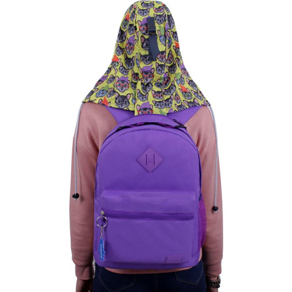 Рюкзак городской фиолетовый 17 л унисекс -
                                                        Фото 3