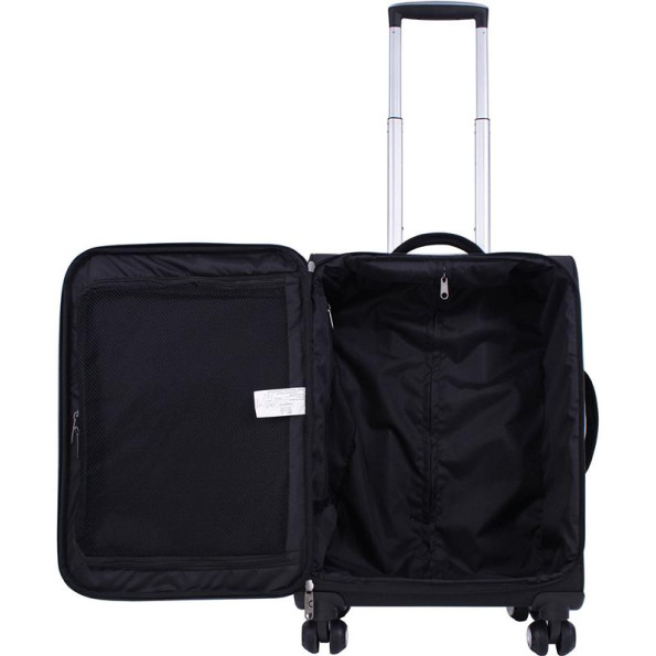 Валіза чорна 36 л унісекс ручна поклажа 4 колеса -
                                                        Фото 6