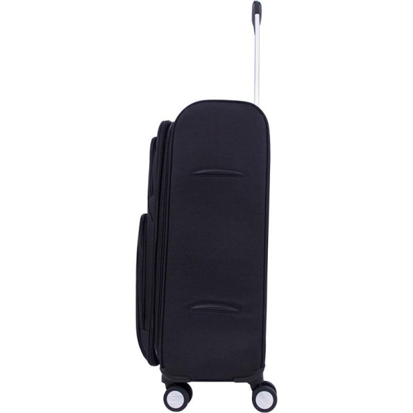 Валіза чорна 63 л унісекс середня 4 колеса -
                                                        Фото 4