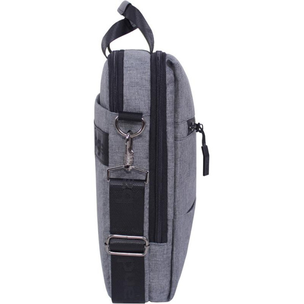 Сумка для ноутбука серая 7 л унисекс 14
