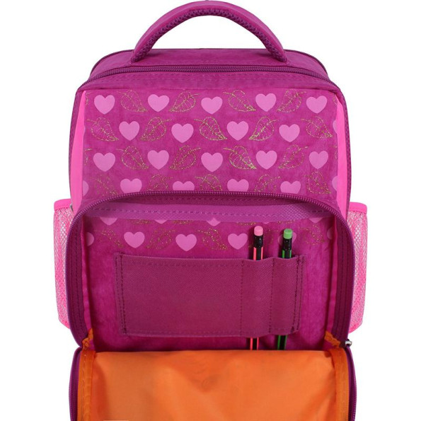 Рюкзак Школьник малиновый 8 л унисекс с ортопедической спинкой -
                                                        Фото 4