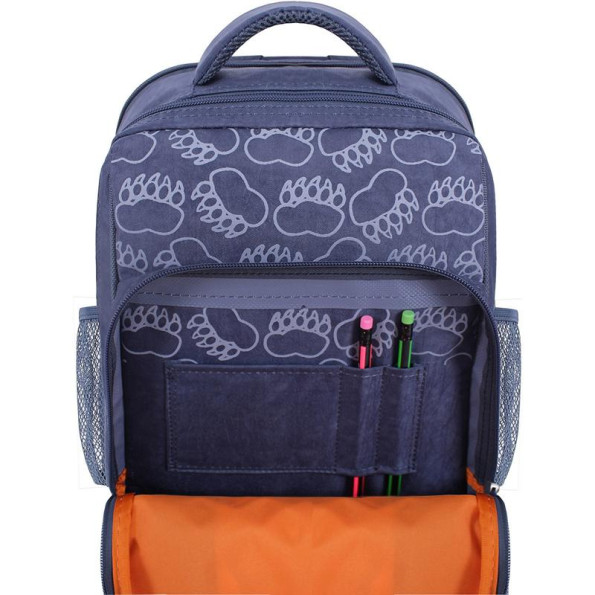 Рюкзак Школьник серый 8 л унисекс с ортопедической спинкой -
                                                        Фото 4