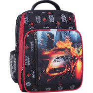 Рюкзак Школьник черный на 8 л унисекс с ортопедической спинкой