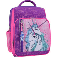 Рюкзак Школьник фиолетовый унисекс с ортопедической спинкой на 8 л