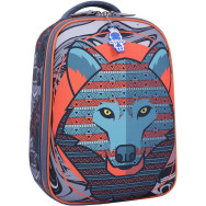 Рюкзак 17 л школьный серый с ортопедической спинкой