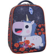 Рюкзак на 17 л школьный серый с ортопедической спинкой