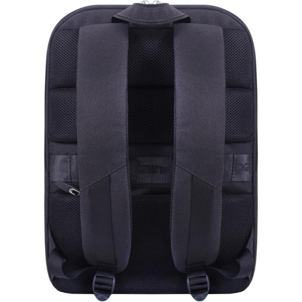 Рюкзак для ноутбука черный на 15 л унисекс с ортопедической спинкой 14