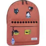 Рюкзак молодежный коричневый 17 л 332200