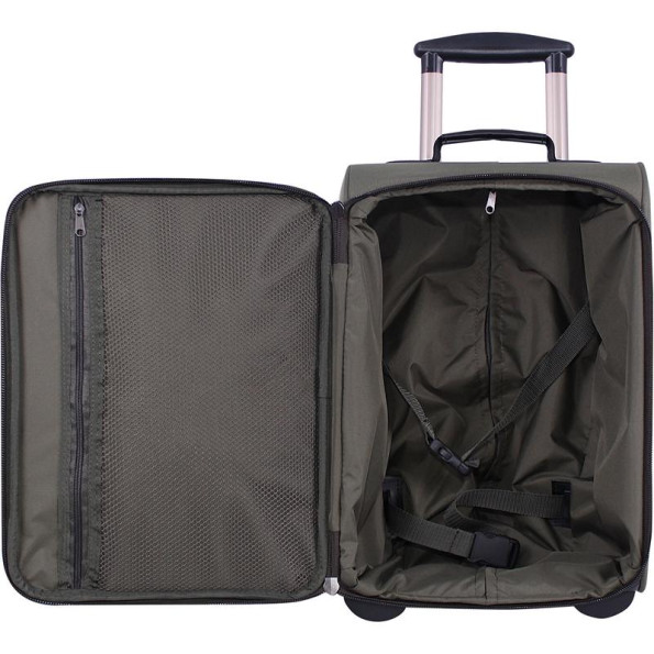 Валіза хакі 27 л унісекс ручна поклажа 2 колеса -
                                                        Фото 6