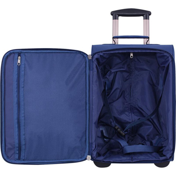 Валіза синя 27 л унісекс ручна поклажа 2 колеса -
                                                        Фото 6