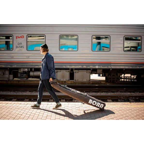 Чехол для лыж и сноуборда серый -
                                                        Фото 5