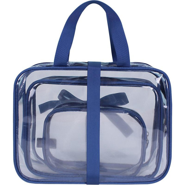 Косметичка синяя 6 л -
                                                        Фото 4