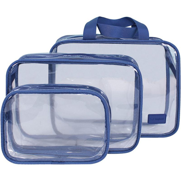 Косметичка синяя 6 л -
                                                        Фото 5