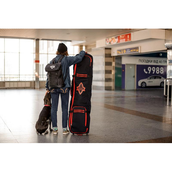 Чехол для для сноуборда для сноуборда черный 2 колеса -
                                                        Фото 4