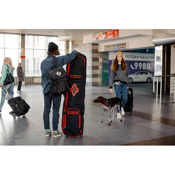 Чехол для для сноуборда для сноуборда черный 2 колеса -
                                                        Фото 3