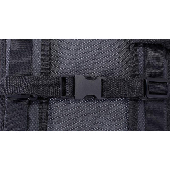 Сумка дорожная черная 50 л унисекс -
                                                        Фото 5