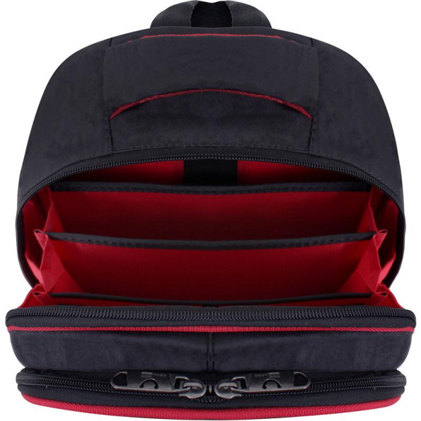 Рюкзак школьный черный 14 л с ортопедической спинкой -
                                                        Фото 5