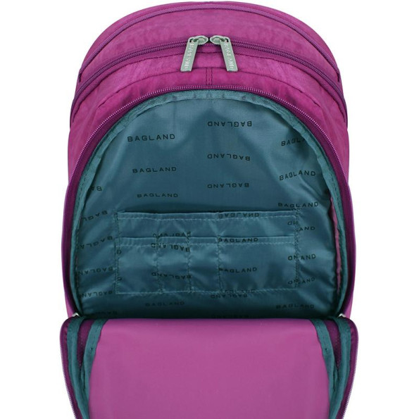 Рюкзак школьный малиновый 20 л унисекс -
                                                        Фото 4