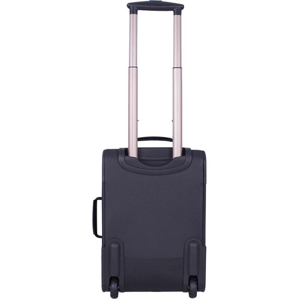 Валіза чорна 27 л унісекс ручна поклажа 2 колеса -
                                                        Фото 4