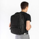 Рюкзак для ноутбука черный 22 л унисекс с ортопедической спинкой 14";15" -
                                                        Фото 8