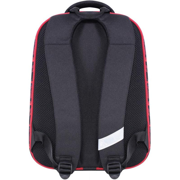 Рюкзак школьный черный на 17 л с ортопедической спинкой -
                                                        Фото 3