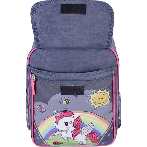 Рюкзак школьный Отличник серый 20 л с ортопедической спинкой -
                                                        Фото 4