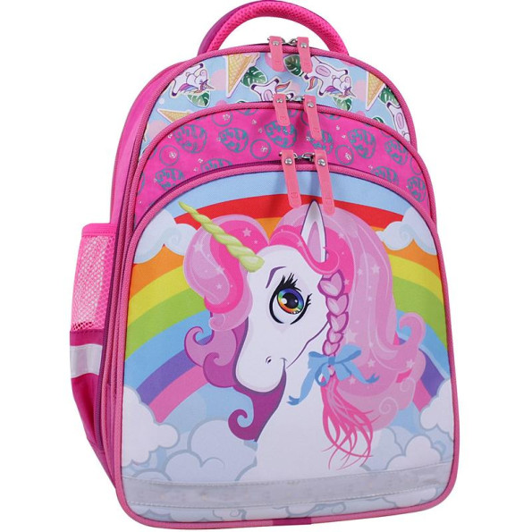 Рюкзак школьный Mouse малиновый 14 л унисекс с ортопедической спинкой -
                                                        Фото 2