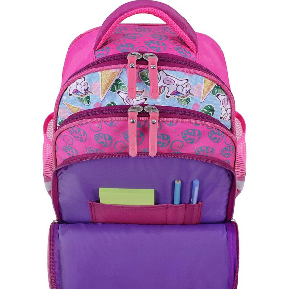 Рюкзак школьный Mouse малиновый 14 л унисекс с ортопедической спинкой -
                                                        Фото 5