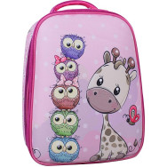 Рюкзак 17 л школьный малиновый с ортопедической спинкой