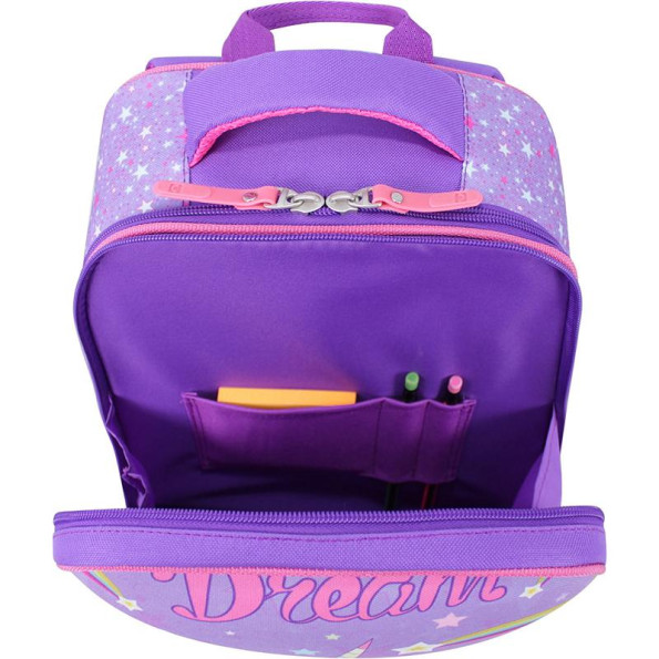 Рюкзак школьный с ортопедической спинкой фиолетовый 17 л -
                                                        Фото 4