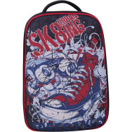 Рюкзак 17 л черный школьный с ортопедической спинкой