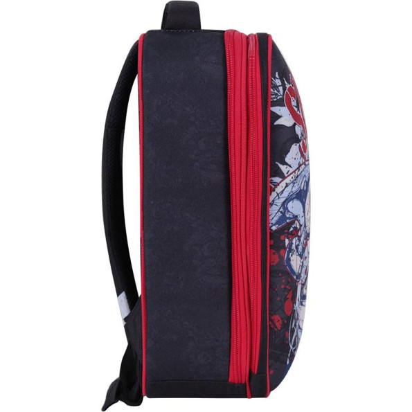 Рюкзак 17 л черный школьный с ортопедической спинкой -
                                                        Фото 2