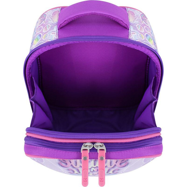 Рюкзак школьный фиолетовый на 17 л с ортопедической спинкой -
                                                        Фото 5