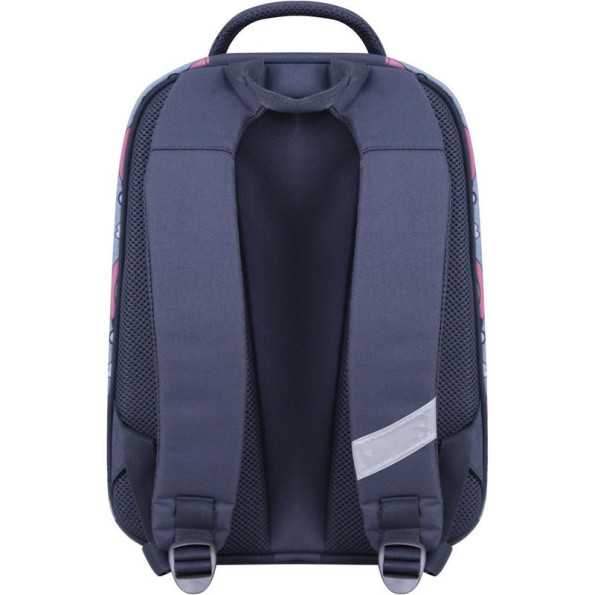 Рюкзак школьный серый 17 л с ортопедической спинкой -
                                                        Фото 3