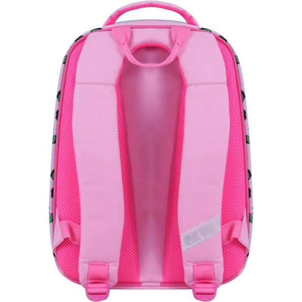 Рюкзак школьный розовый 17 л с ортопедической спинкой сублимация Лама -
                                                        Фото 3